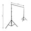 12ft Metal DIY Adjustable Heavy Duty Portable Photo Backdrop Stand Kit