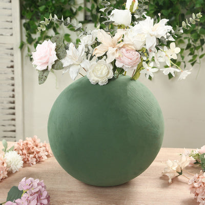 14’’ Green DIY Flower Arrangements Craft Foam Ball Smooth Floral Foam Ball - Decorations