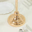 2-Pack 25’’ Crystal Pendant Candle Holders Classic Empire Lamp Shade Style in Gold Votive Candle Stand for Table