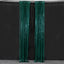 2 Pack Hunter Emerald Green Sequin Event Curtain Drapes with Rod Pockets, Seamless Backdrop Event Panels - 8ftx2ft