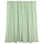 2 Pack Sage Green Polyester Event Curtain Drapes, 10ftx8ft Backdrop Event Panels With Rod Pockets 130 GSM