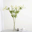 2 Stems 33" Ivory Artificial Silk Poppy Flower Bouquet Bushes
