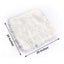 Faux Sheepskin 20" Cushion Cover with Soft Plush Finish White - Stylish Small Shag Area Rug for Events