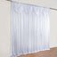 20ftx10ft White Premium Double Drape Satin Event Curtain Drapes, Glossy Photo Backdrop Event Panel