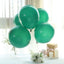 25 Pack 12" Matte Pastel Hunter Emerald Green Helium Air Latex Party Balloons