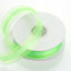 25 Yards 7/8" DIY Apple Green Organza Ribbon Satin Center - Clearance SALE