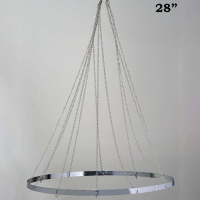 30" Hanging Hoop Ring Hardware For 12-Panel Ceiling Drapes and FREE Tool Kit