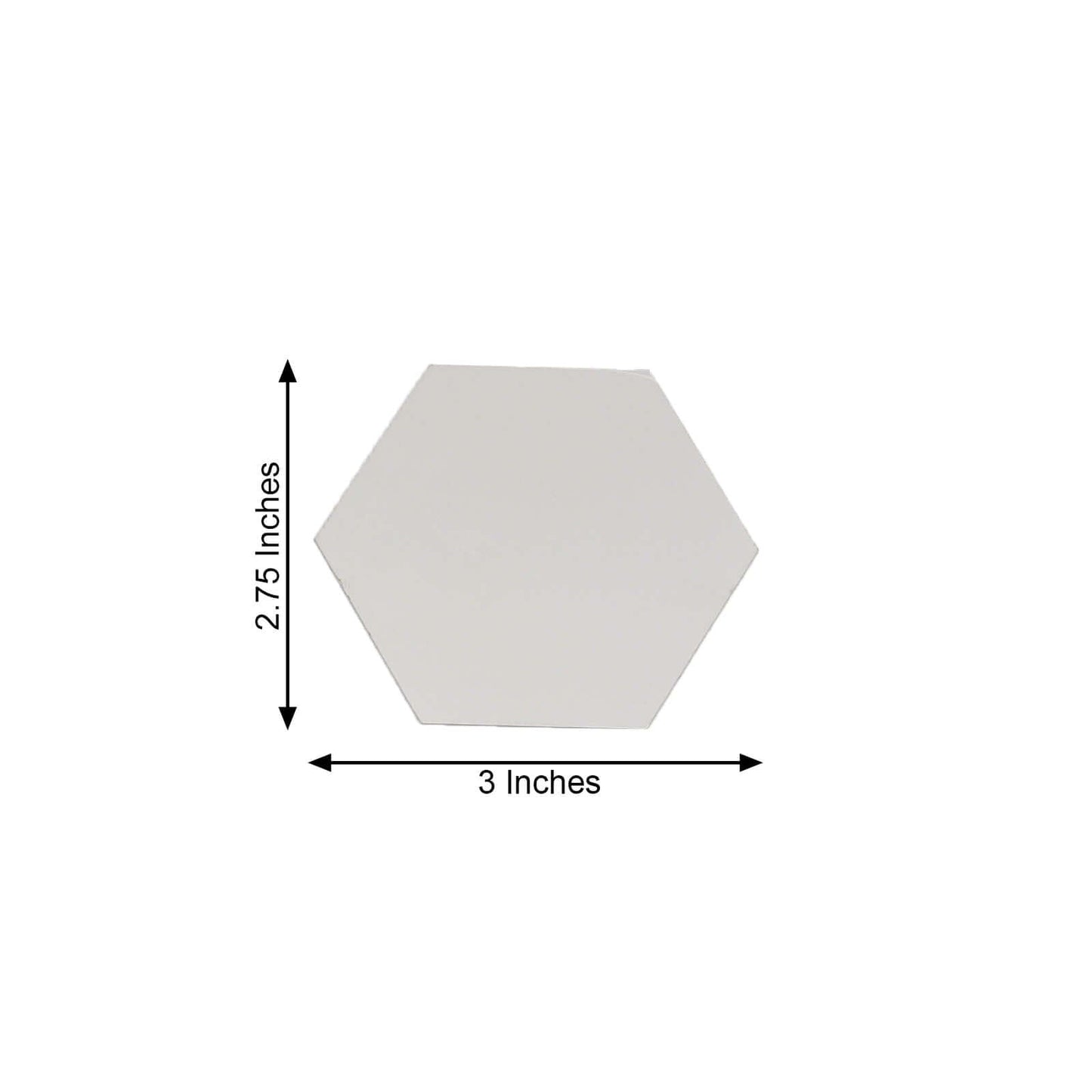 12 Pack Hexagon Acrylic Mirror Wall Stickers, 3" Removable Wall Decals For Home Decor