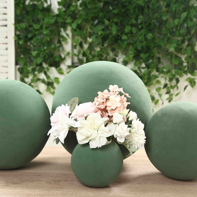 3-Pack 6’’ Green DIY Flower Arrangements Craft Foam Ball Smooth Floral Foam Ball - Decorations