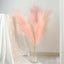 3 Stems Artificial Pampas Grass Decor Dusty Rose for Rustic Boho Chic Backdrops Floral Styling & Vase Displays 44"