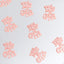 300 Pcs Metallic Foil Baby Shower Table Confetti, Pink Festive Party Sprinkles Cute Design