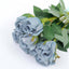 31" 24Pcs Dusty Blue Long Stem Artificial Silk Roses Flowers