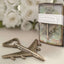 4" Antique Gold Metal Airplane Bottle Opener Vintage Party Favor Gift Box Pre-Packed