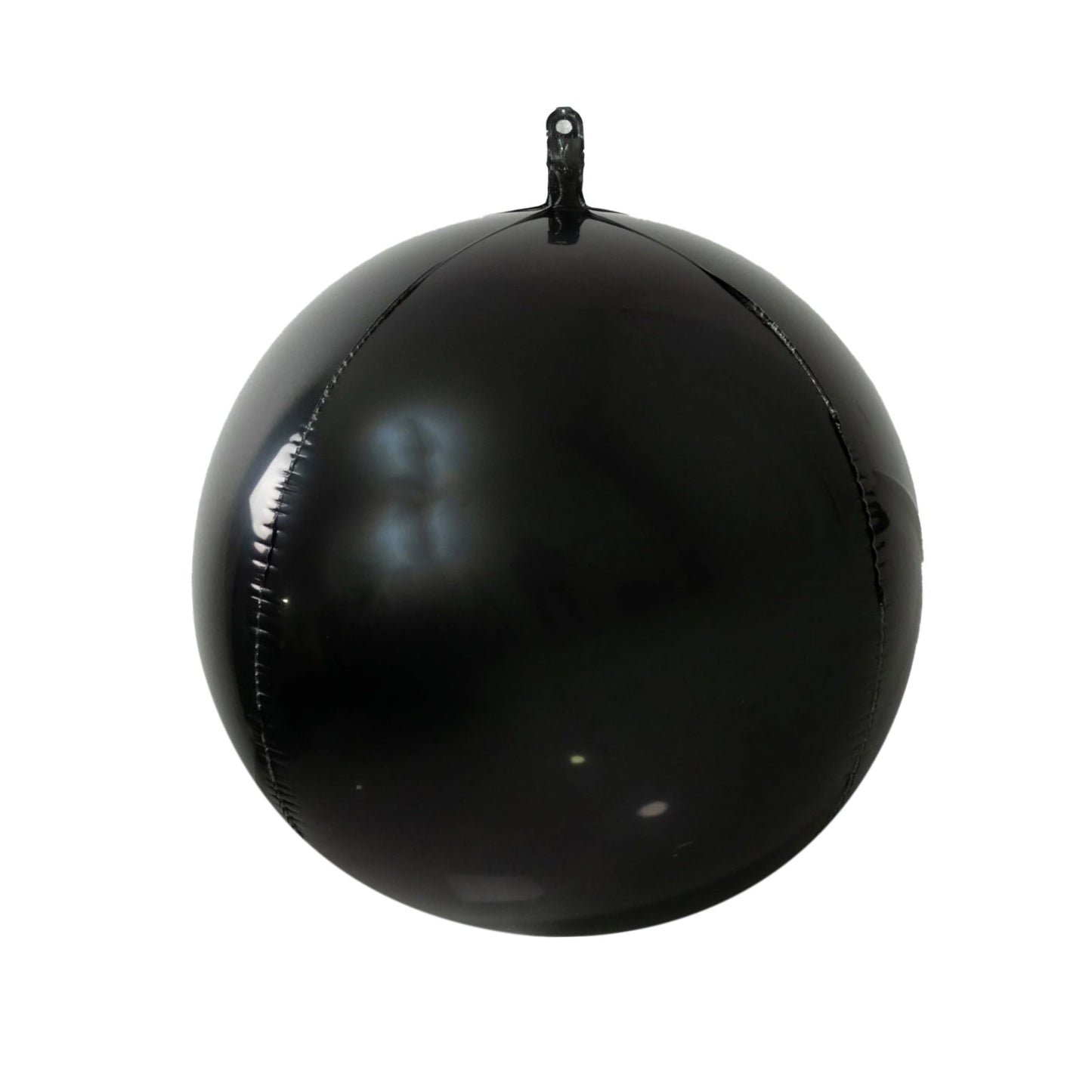 4-Pack 32’’ Metallic Black Sphere Balloons Orbz Mylar Balloons Helium or Air-Filled Party Supplies - Decorations