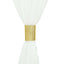 4 Pack Gold Rhinestone Mesh Velcro Backdrop Curtain Bands, Large Chair Sash Clip Tie Backs - 5"X10"