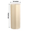 40" Ivory Cylinder Display Column Stand, Pillar Pedestal Stand With Top Plate