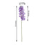 2 Stems 40" Tall Lavender Lilac Artificial Silk Orchid Flower Bouquets