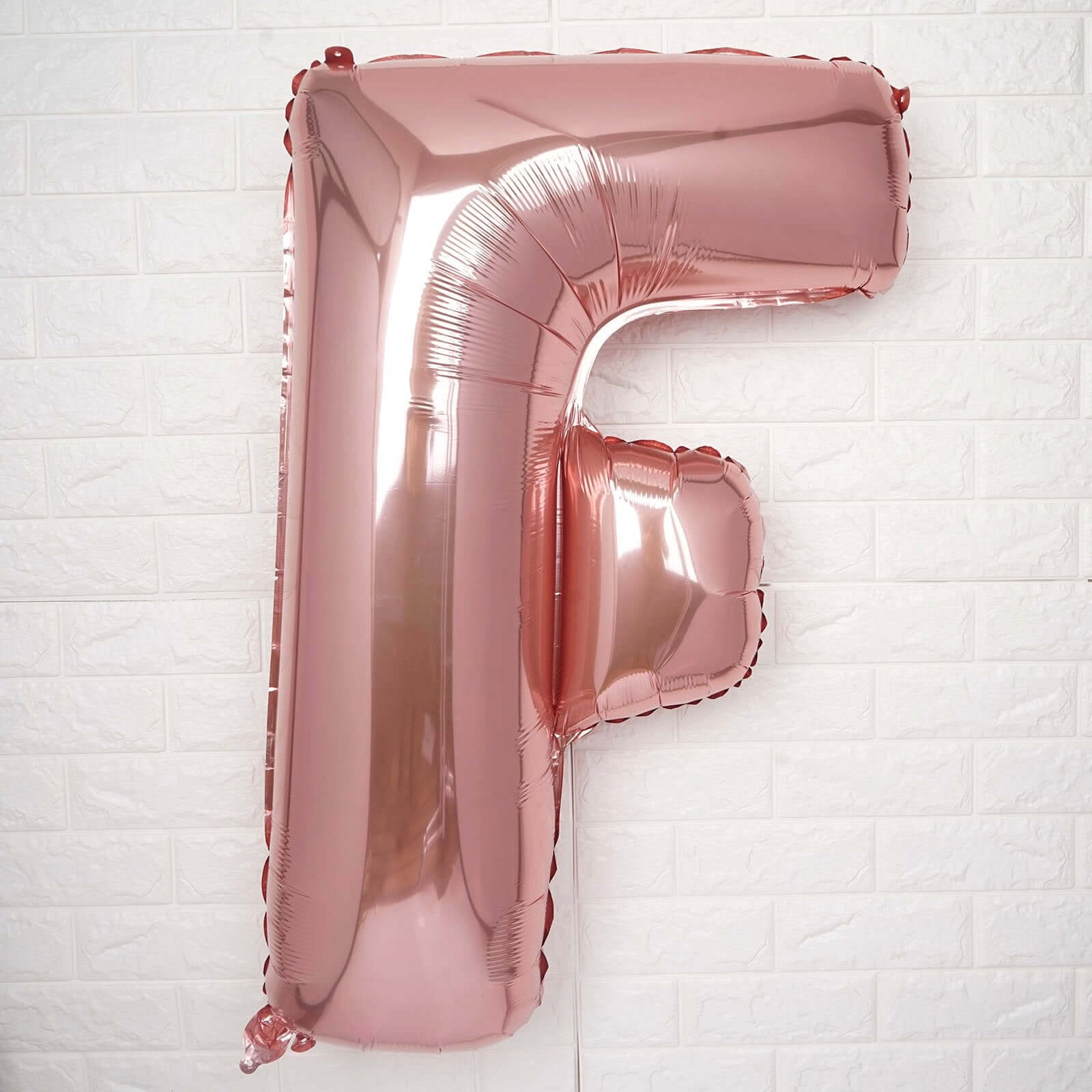 40inch Blush Mylar Foil Helium/Air Number and Letter Balloons