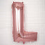 40inch Blush Mylar Foil Helium/Air Number and Letter Balloons