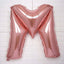 40inch Blush Mylar Foil Helium/Air Number and Letter Balloons