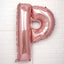 40inch Blush Mylar Foil Helium/Air Number and Letter Balloons