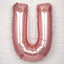 40inch Blush Mylar Foil Helium/Air Number and Letter Balloons