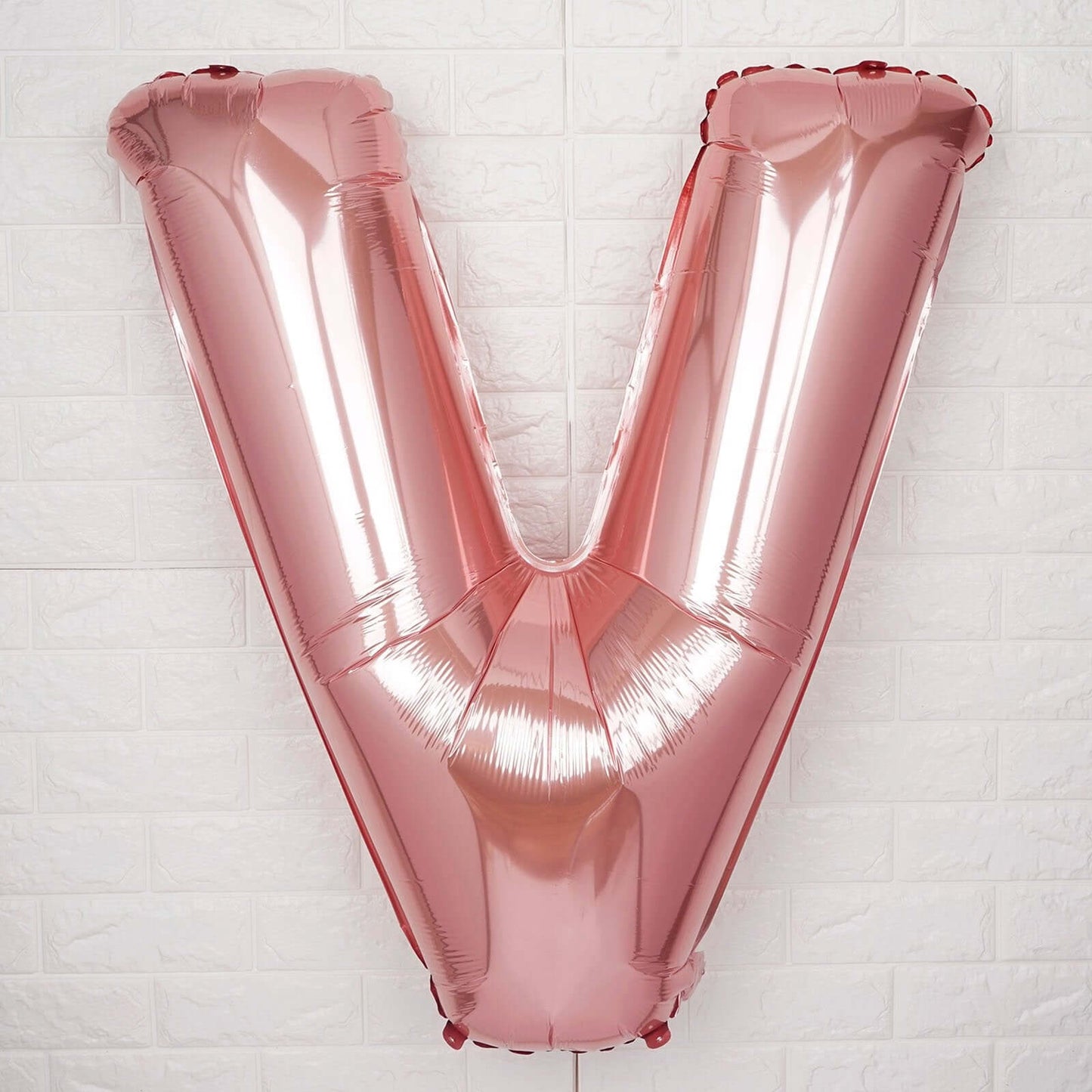40inch Blush Mylar Foil Helium/Air Number and Letter Balloons