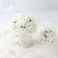 48 Roses 1" Ivory Real Touch Artificial DIY Foam Rose Flowers With Stem, Craft Rose Buds