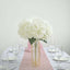 5 Bushes Cream Artificial Silk Hydrangea Flower Bouquets