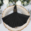 5 Pack 100% Cotton 20"x20" Napkins Black - Commercial Grade Cloth Napkins