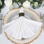 5 Pack 100% Cotton 20"x20" Napkins White - Commercial Grade Cloth Napkins for Exquisite Weddings & Events