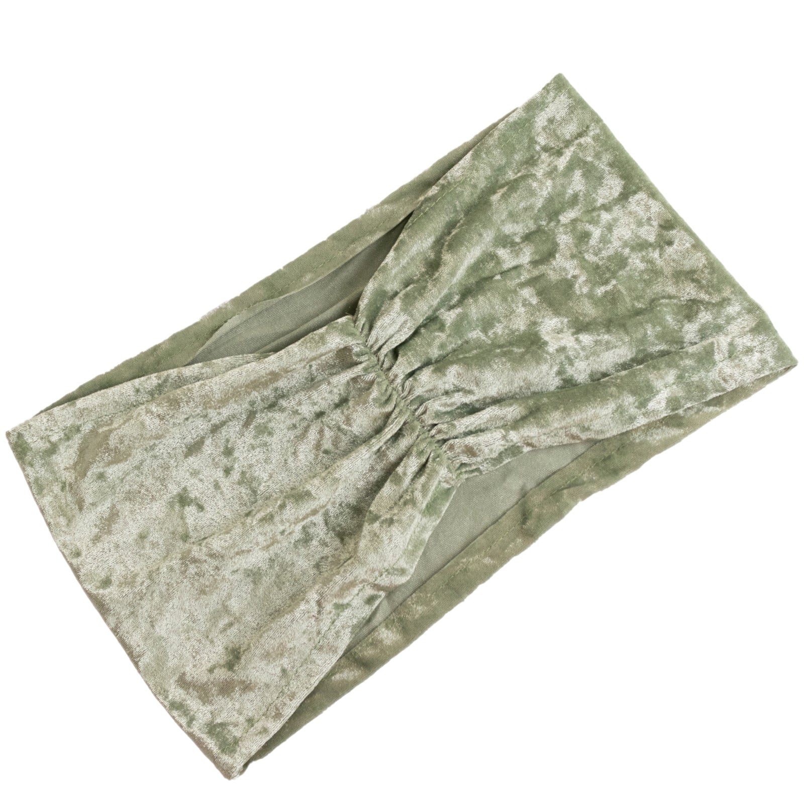 5 Pack Crushed Velvet Chair Bands Sage Green Wide Ruffle Style - Textured Chair Sashes for Stunning Event Decor