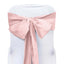 5 Pack Polyester Chair Sashes Blush 6"x108"