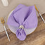 5 Pack Premium Polyester 20"x20" Napkins Lavender Lilac - Wrinkle-Resistant & Durable Dinner Napkins