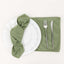 5 Pack Scuba 20"x20" Napkins Dusty Sage Green - Durable & Reusable Dinner Napkins