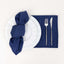 5 Pack Scuba 20"x20" Napkins Navy Blue - Durable & Reusable Dinner Napkins