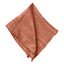 5 Pack Taffeta 20"x20" Napkins Terracotta (Rust) - Accordion Crinkle Dinner Napkins