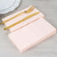 50-Pack Paper Napkins Blush - Soft Disposable 2-Ply Dinner Napkins for Weddings