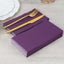 50-Pack Paper Napkins Purple - Soft Disposable 2-Ply Dinner Napkins for Weddings