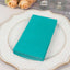 50-Pack Paper Napkins Turquoise - Soft Disposable 2-Ply Dinner Napkins for Weddings