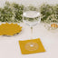 50-Pack Paper Beverage Napkins Gold - 2 Ply Disposable Soft 18GSM Cocktail Napkins for Events 5"x5"