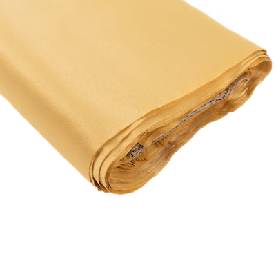 54’’x10 Yards Champagne Lamour Satin Fabric Bolt Heavy Matte Satin Fabric By The Yard - Fabrics