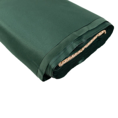 54’’x10 Yards Hunter Emerald Green Lamour Satin Fabric Bolt Heavy Matte Satin Fabric By The Yard - Fabrics