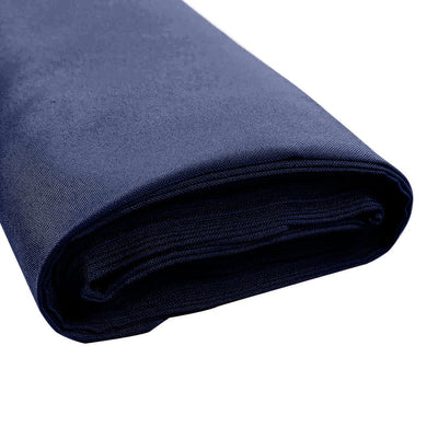 54’’x10 Yards Premium Polyester Navy Blue Fabric Bolt DIY Craft Fabric Roll for Upholstery Curtains and Event Decor