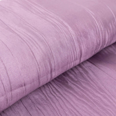 54’’x10 Yards Violet Amethyst Accordion Crinkle Taffeta Fabric Bolt - Fabrics