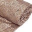 54"x4 Yards Blush Sequin Fabric Bolt, Sparkly DIY Craft Fabric Roll