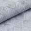 54"x4 Yards Silver White Buffalo Plaid Polyester Fabric Roll, Checkered Netting DIY Craft Fabric Bolt