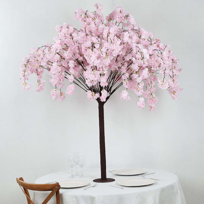 5ft Artificial Cherry Blossom Tree Blush â€“ Silk Sakura Wishing Tree with Sturdy Metal Base & Realistic Fiberglass