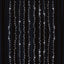 5ftx8ft Cool White 192 LED Icicle Curtain Fairy String Lights with 8 Modes