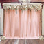 Blush Sheer Backdrop Drape â€“ 5ft x 14ft Wedding Arch & Ceiling Decor Panel, Wrinkle Free with Soft Shimmer
